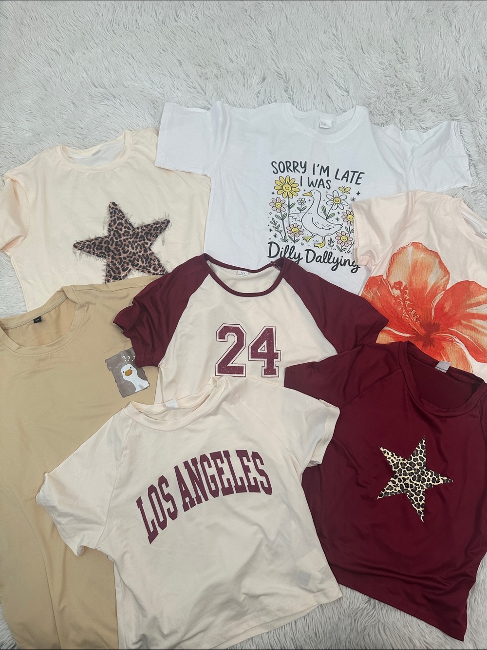 ❤️ NEW! Bundle of 7 SHEIN Shirts Girls Size 12